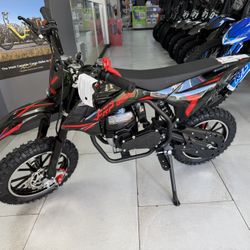 Kid’s 40CC Mini Dirt Bike 4 Stroke! Finance For $50 Down Payment!!