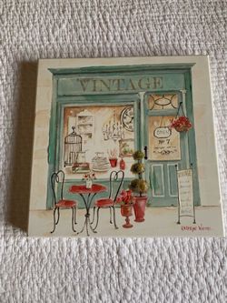 Kathryn White Vintage Shop Canvas Art Print