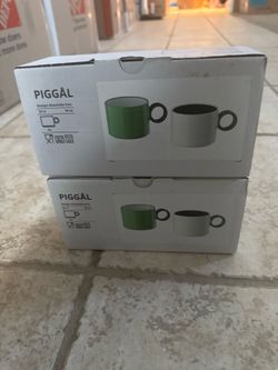 PIGGAL 4 Mugs IKEA