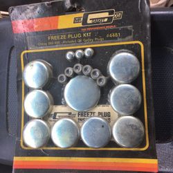 BRAND NEW MR GASKET FREEZE PLUG KIT FOR CHEVY 265-400-SMALL BLOCK CHEVY INCLUDES OIL GALLEY PLUGS PART NUMBER 4481-$20.00