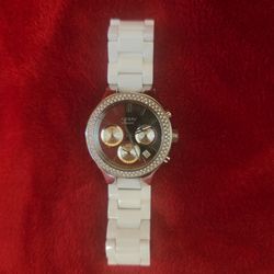 Ladies watch DKNY SILVER/WITHE CERAMIC.