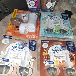 Brand New Glade Plug In Air Fresheners And Assorted Refills Bundle....