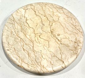 Vintage 12” Marble Lazy Susan Turntable