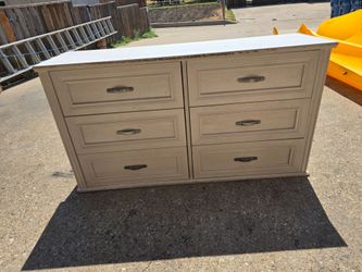 Used white dresser