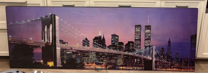Large NYC Skyline Panoramic Wall Art