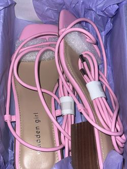 Women Lace Up Sandals Size 7 Or 8 $18 