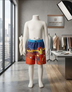Boys bundle swimming shorts baseball pants size 4