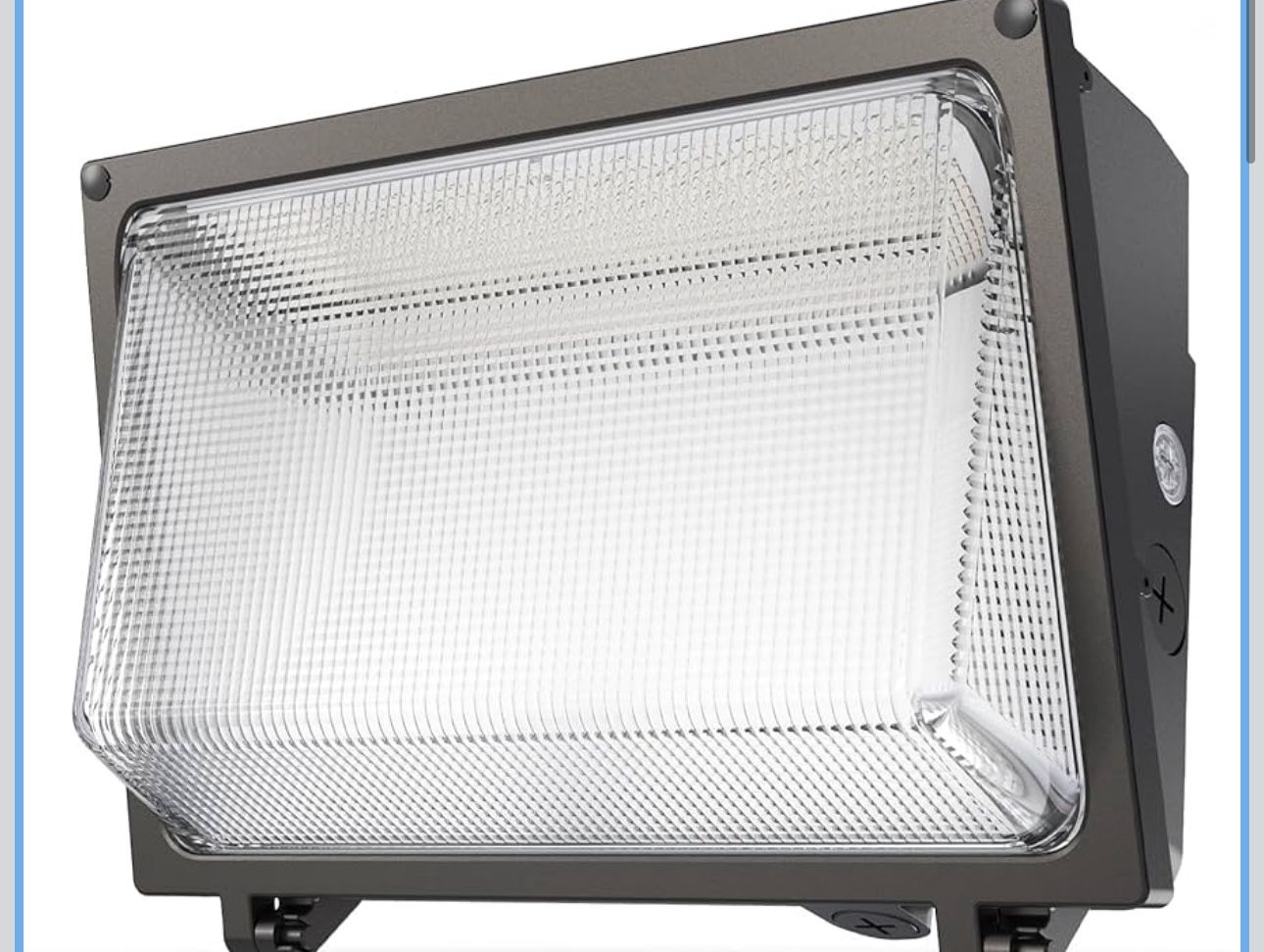 120W LED Wall Pack Light with Dusk-To-Dawn Sensor,16200Lm 5000K Daylight Commerc