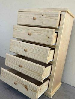 5 drawer pine