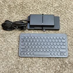 Dell WD22TB4 Thunderbolt 4 USB C docking station for PC Mac Desktops and laptops. Comes with 180w power adapter for fast charging and Wireless Keyboar