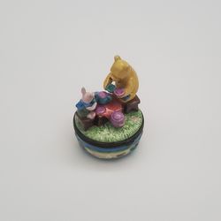 Disney Winnie The Pooh And Piglet Tea Party Trinket Box by Midwest Cannon Falls