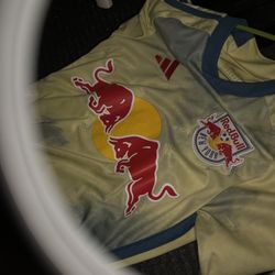 Adidas Red Bulls Men's Home Jersey 23 - Yellow