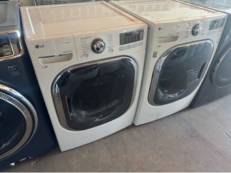 LG front load washer and dryer with 90 day warranty only $599 for the Set