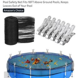 18' Round Leaf Net Cover for Above Ground Pool
