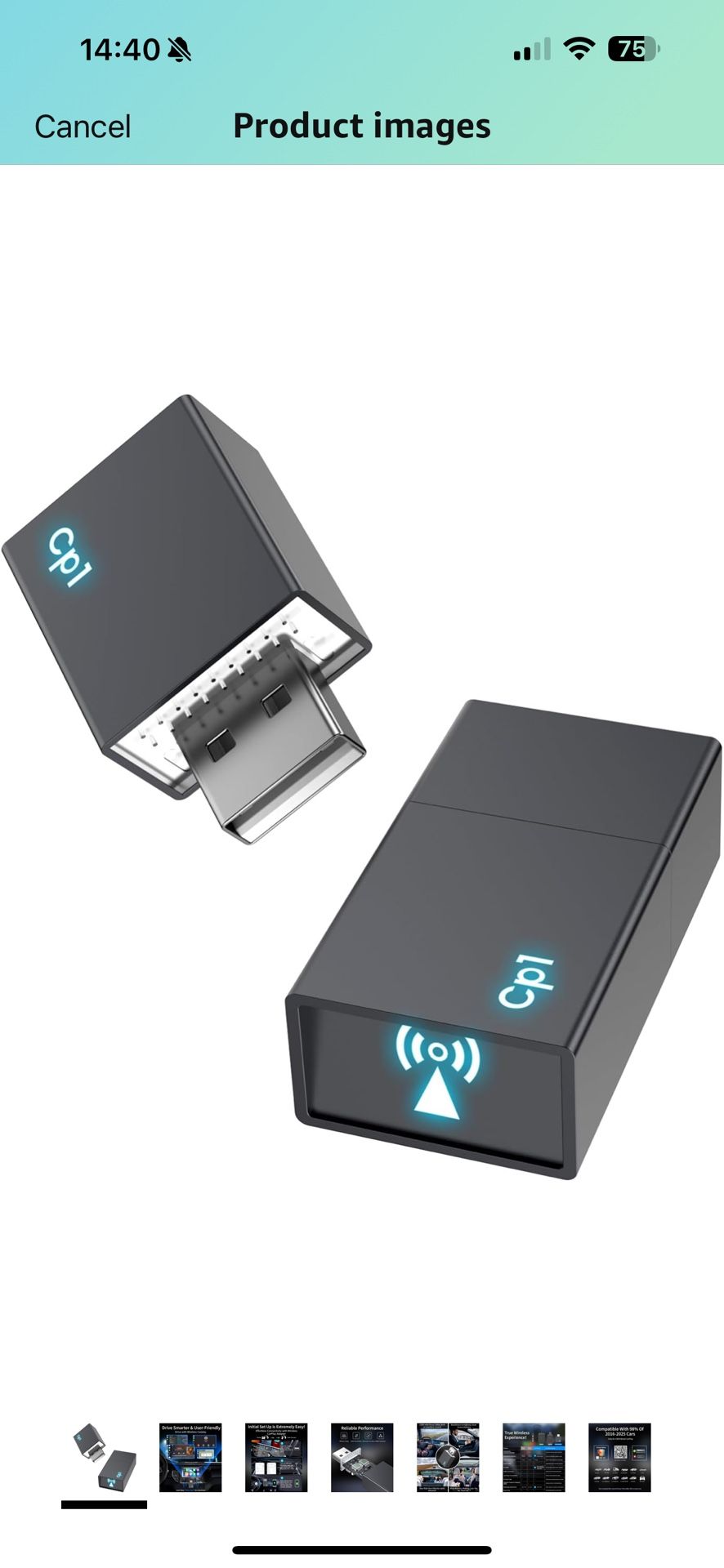 Wireless CarPlay Adapter for Apple