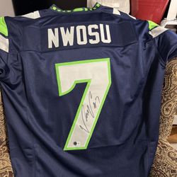 Nwosu Signed Jersey And Signed Photo