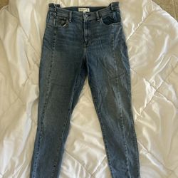 Abercrombie & Fitch skinny blue jeans