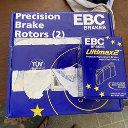 EBC Brake Rotors and Disc Brake Pads. 