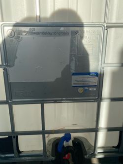 External Water Reserve Tank With Pump/Filter