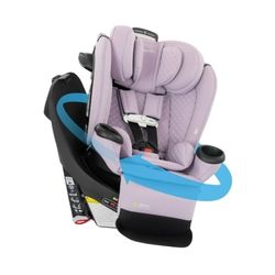 EVENFLO Gold Revolve360 Extend All-in-One Rotational Car Seat with SensorSafe (Agate/Pink)