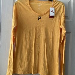 Ladies Pittsburgh Pirates Long Sleeve Top