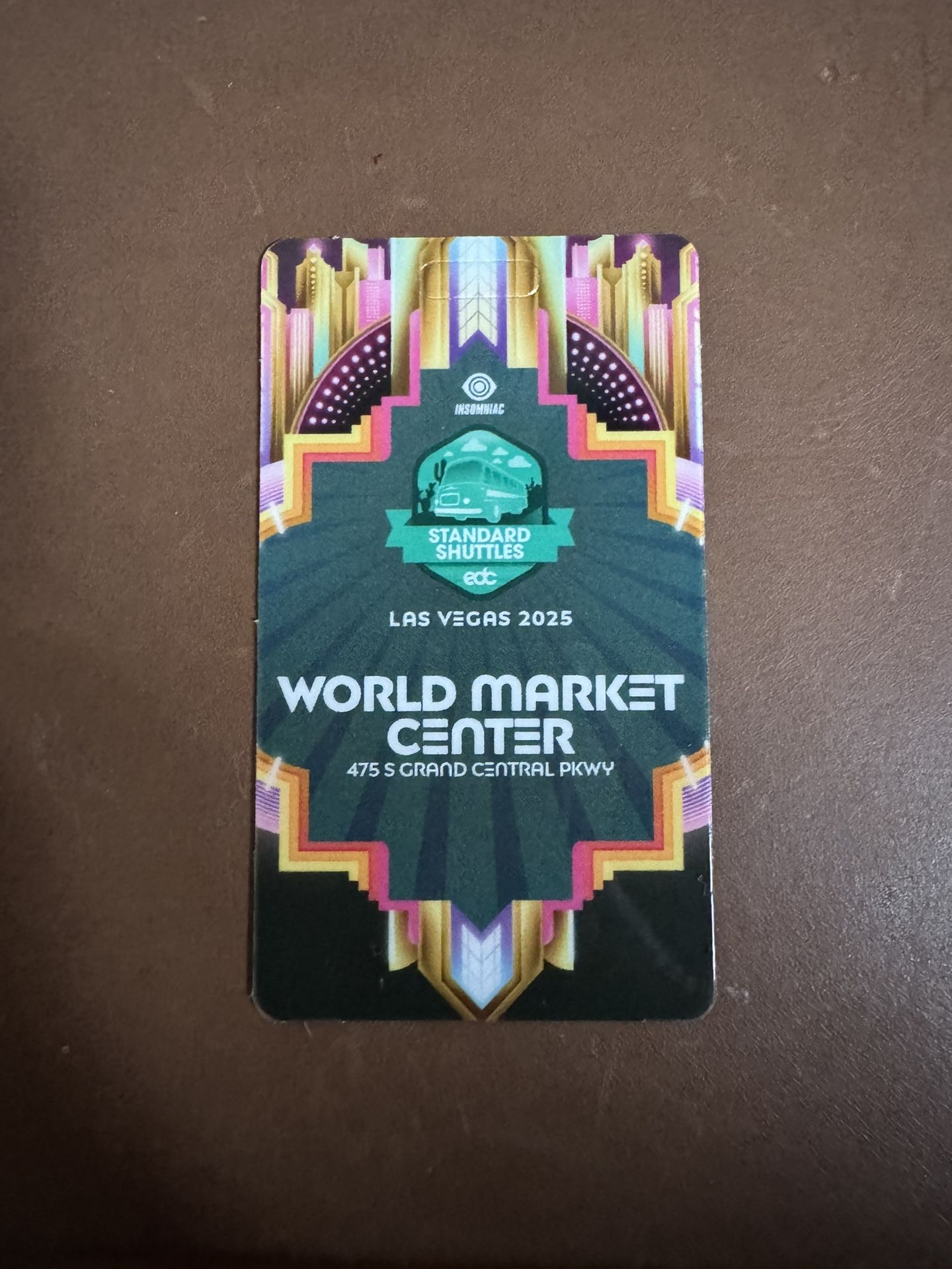 EDC - Shuttle Pass (World Market Center)