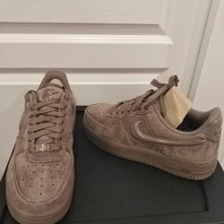 Nike Af1 Suede Brown Size 8 