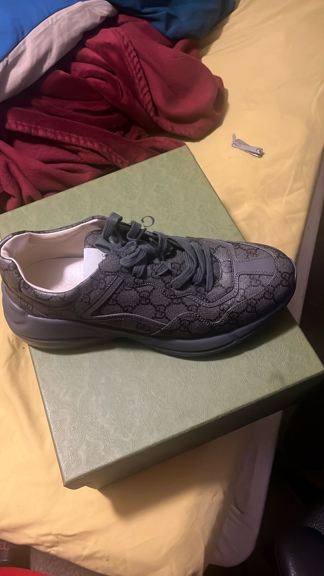 mens gucci rhython sneakers