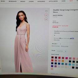 Bridesmaid Dress Blush Pink