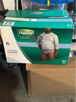 Depends for men XL