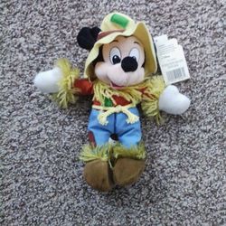 Walt Disney Micky Mouse Scarecrow Bean Bag 