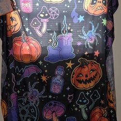 Halloween Themed Curtain