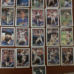 👀 (21) 1988 NEW YORK METS (+ AN ADDITIONAL (12) METS CARDS FOR FREE)