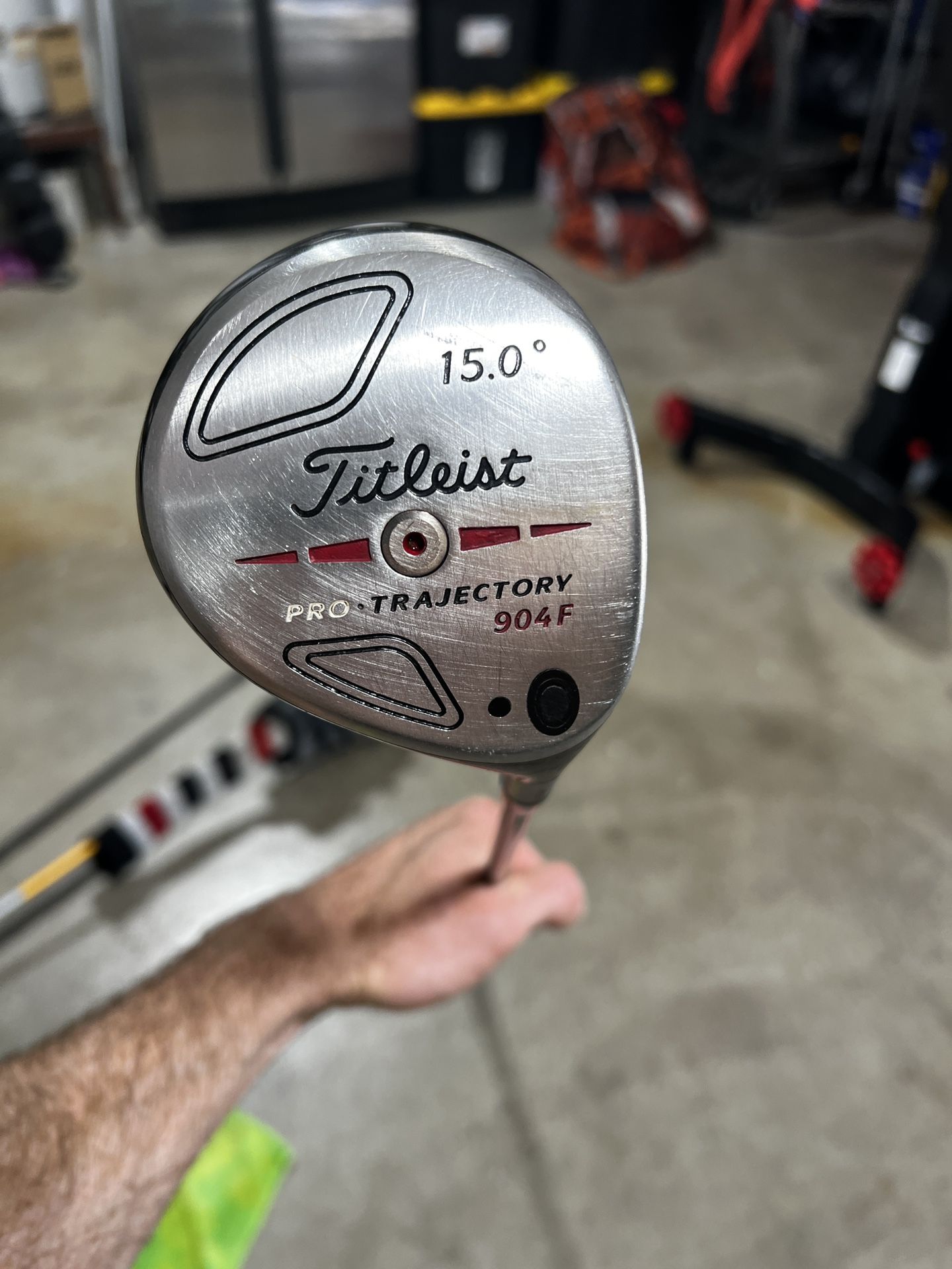 Titleist 904F 3 Wood, 15*, Stiff Fujikura Speeder Shaft