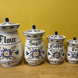1950s Japanese Ceramic Canisters 