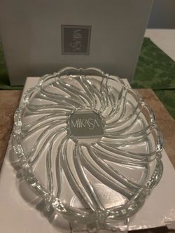 2 Peppermint Clear Mikasa dishes