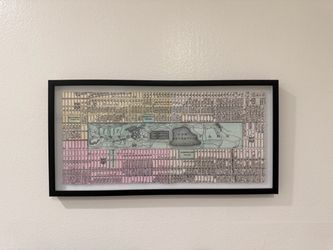 Framed Picture with Glass Cover