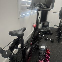 Peleton  w Weights And Shoes 