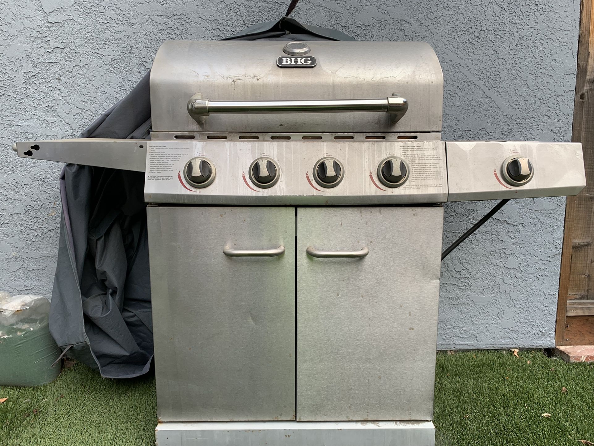 Stainless Steel Propane Gas Barbecue BBQ Grill BHG