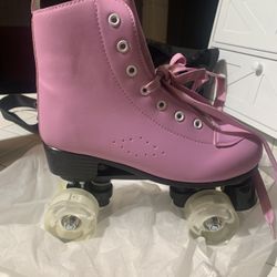 Pink Skates Size 7