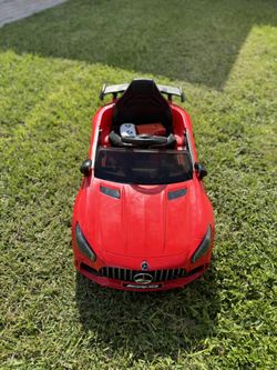 Mercedes-Benz AMG kids ride-on car with remote control