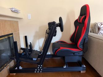 Racing Simulator Cockpit with Seat