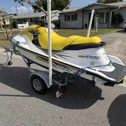 1997 Yamaha GP760 Running Low Hours with Trailer