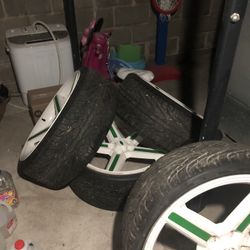 Irocs. 24s.  Bolt Pattern 5x139.7