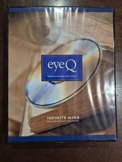 eyeQ Infinite Mind Speed Reading Program. Original Clamshell Case.