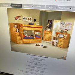 Children’s Bunk Bed Set With Stairs