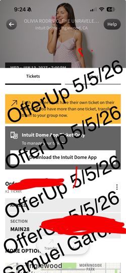 Olivia Rodrigo Ticket