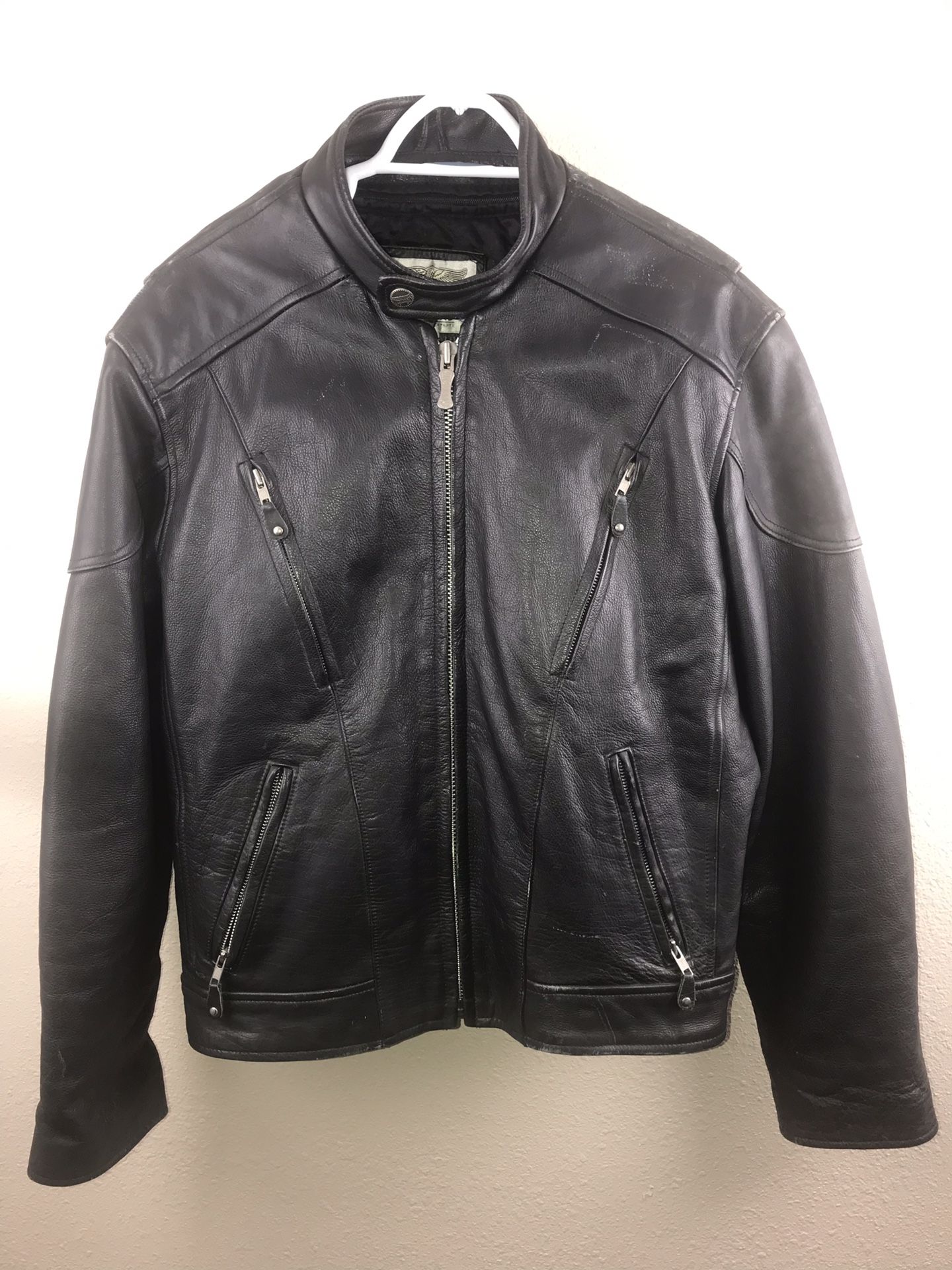 Wilson Open Road Leather Biker Jacket XL