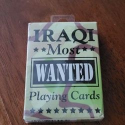 Last Time Posting, Iraqi Freedom Playing Cards 