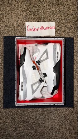 Jordan 4 White Cement